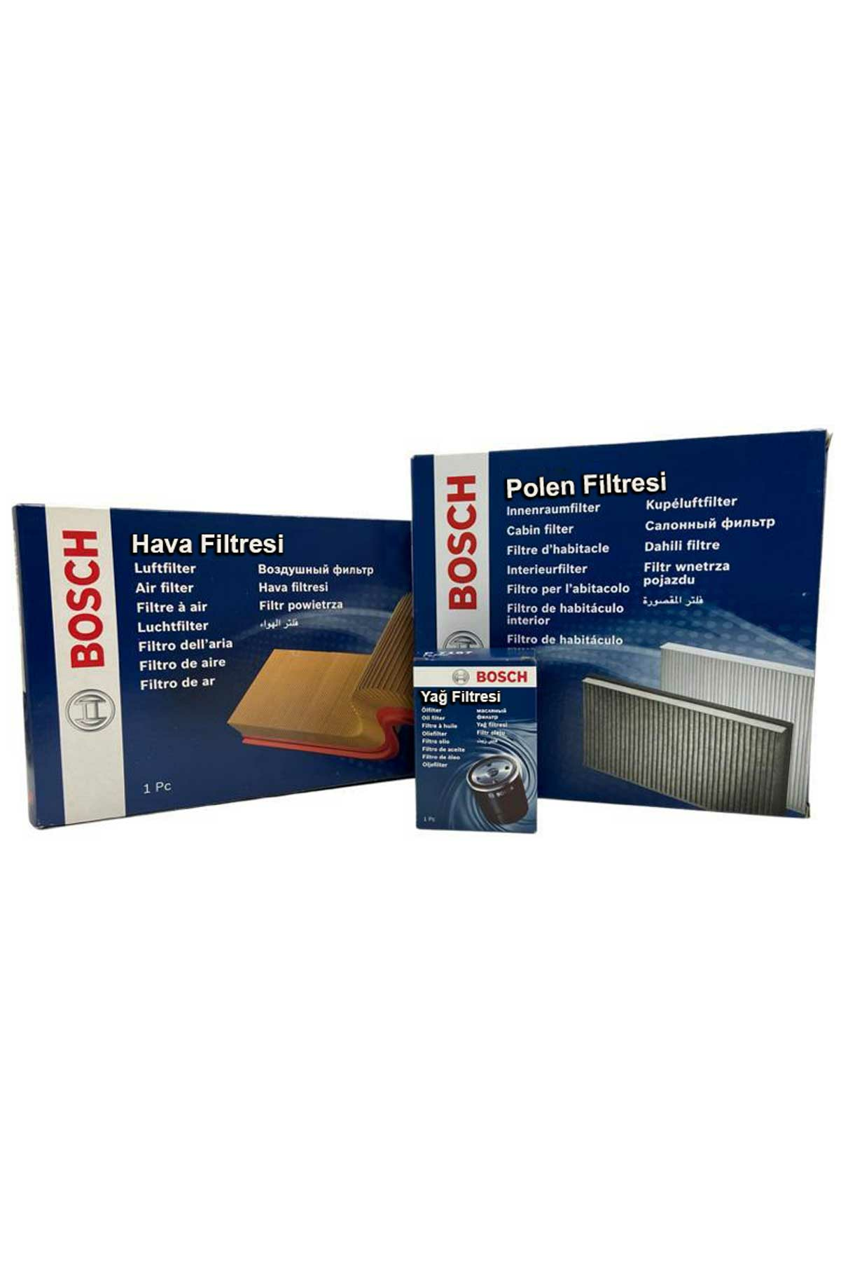 Honda Civic FD6 1.8 HB Bosch Filtre Bakım Seti 2007-2012 Hava+Yağ+Standart Polen